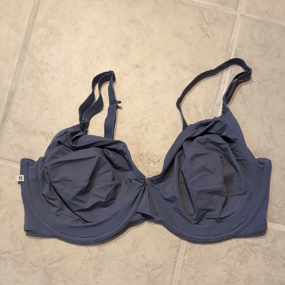 Stylish Blue Underwire Bra